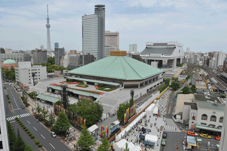 国技館外観の画像